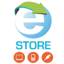 e-store logo tienda de laptops y desktops