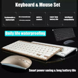 Mini Wireless Keyboard And Mouse Set
